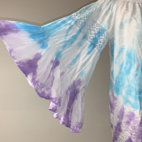 Surf Gypsy Tie Dye Swim Cover Up Small - Picture 3 of 8